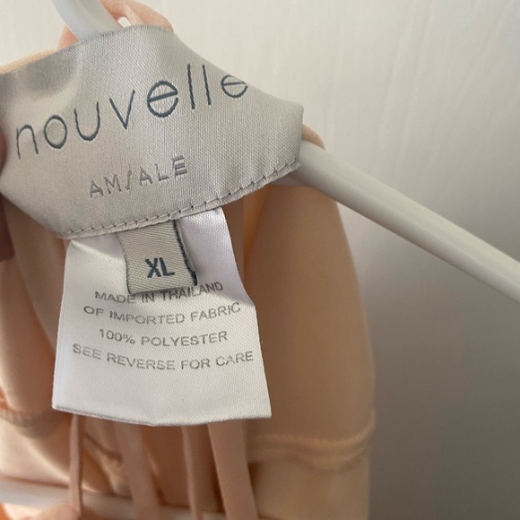 Euc XL Nouvelle AM / ALE Pink Blush Short Formal Cocktail Dress with Ruffle - Picture 6 of 14